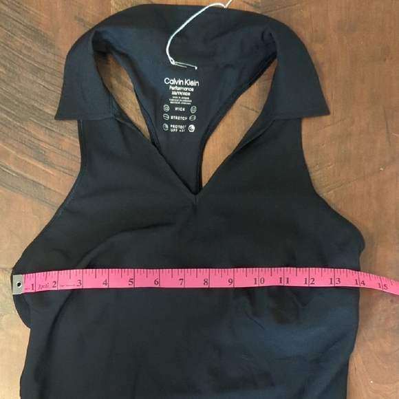 Calvin Klein Performance Black Athleisure Halter Dress, US XS - Picture 5 of 7
